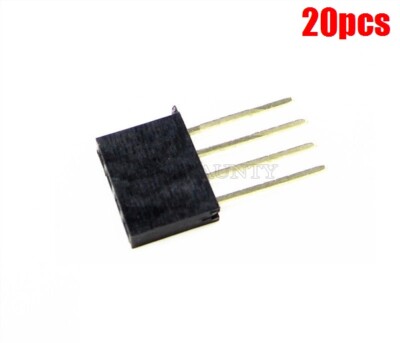 20Pcs For Arduino Shield 4 Pin Female Tall Stackable Header Connector Socket qt