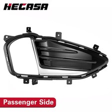 Hecasa Front Bumper Fog Light Lamp Cover Bezel Passenger For Ford Edge 2019-2024