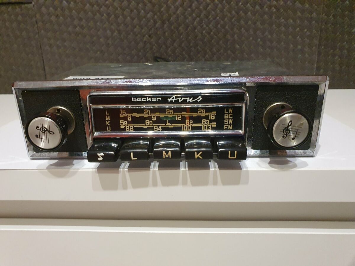 Original Retro Car Radio Becker Avus LMKU 1970 for Original Retro Car Radio Becker Avus LMKU 1970 for