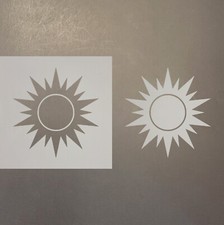Sun 4 Plastic Mylar Stencil Airbrush Painting Art Supplies