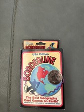 BORDERLINE USA Edition Vintage Geography Card Game
