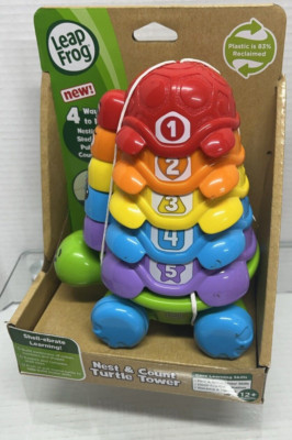 Leap Frog Nest & Count Turtle Tower Age Level 12+ Months