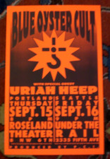 BLUE OYSTER CULT URIAH HEEP 1994 Portland Or. Tour Concert Gig Poster  Mike King