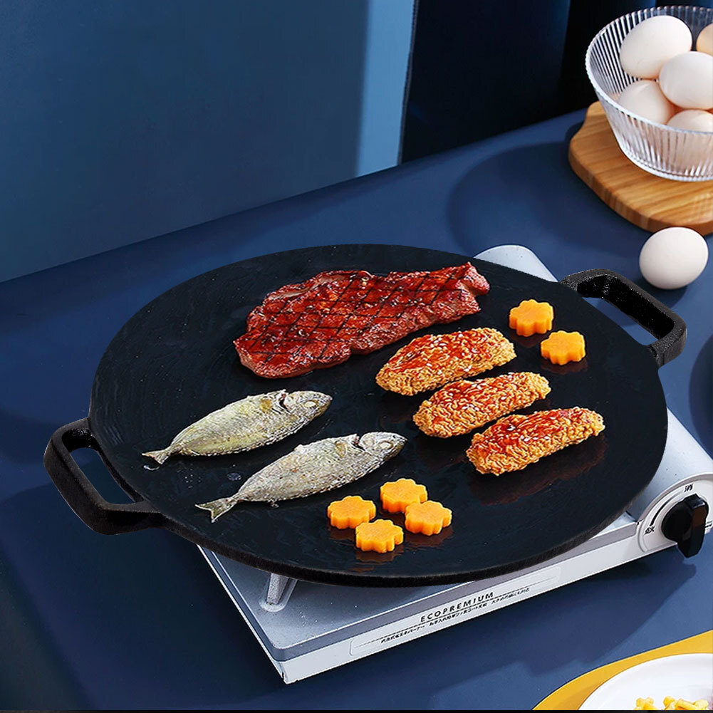 Cast Iron Griddle Best Pancake Griddle BBQ Grill Pancake Frying
