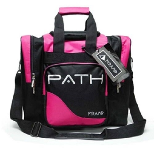 Womens Single Ball Tote Pro Deluxe Black/Hot Pink Pyramid Pa