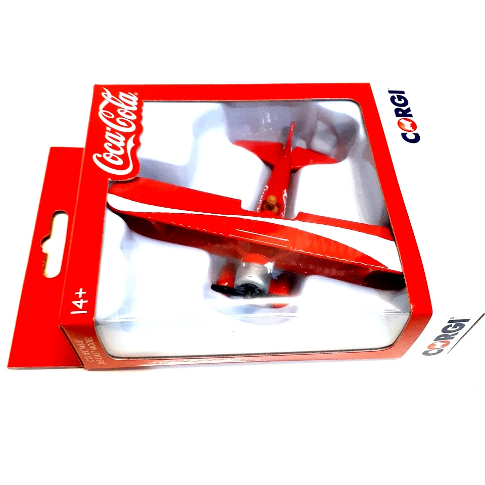 Corgi Stearman Bi Plane Coca Cola Die-Cast Model Plane New - Image 3 of 4