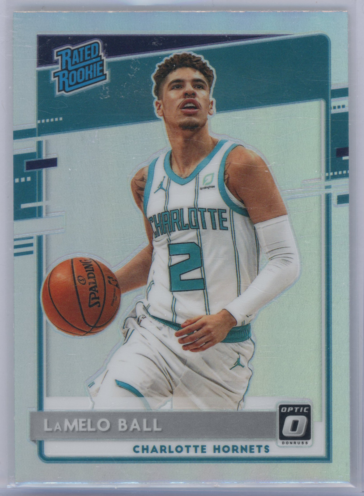 2020-21 Donruss Optic LaMelo Ball Rated Rookie Holo RC #153