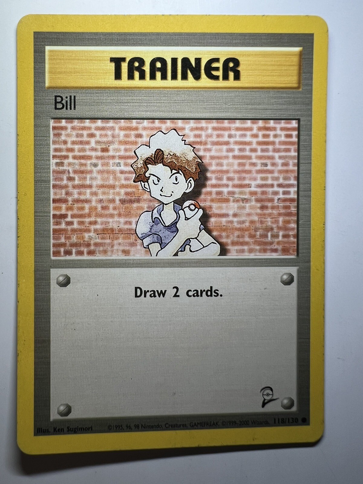 BILL - 118/130 - Base Set 2 - Pokemon Card - LP