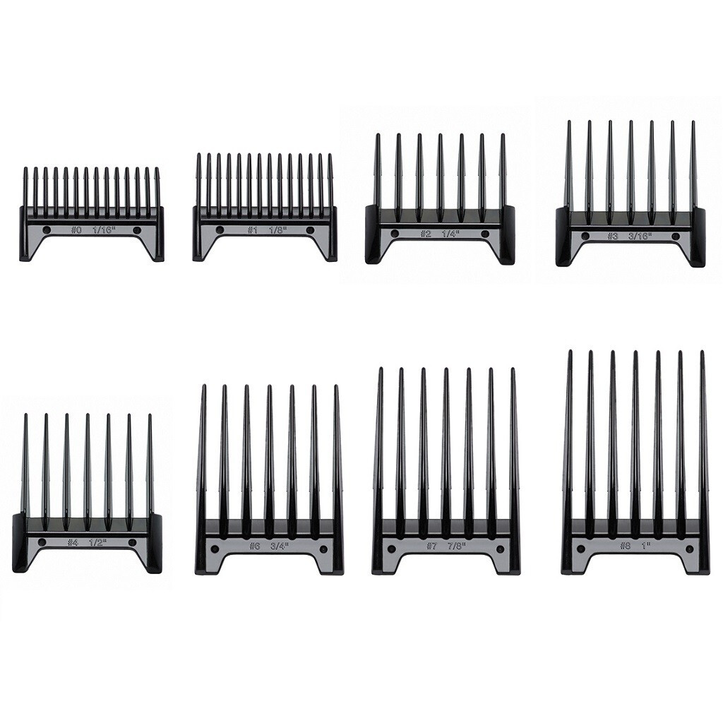 Oster Lucky Dog Adjusta Groom CLIPPER Blade Attachment Guide Guard Comb 8 pc Set