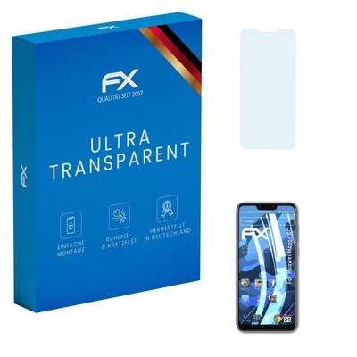 atFoliX 3x Displayschutzfolie für Huawei Honor 8C Schutzfolie klar Folie
