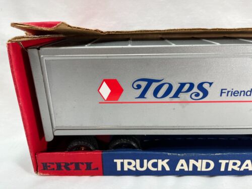 ERTL Tops Friendly Markets Tractor Trailer Truck Pressed Steel Buffalo NY 3119 - Picture 2 of 10