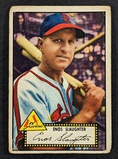 1952 Topps #65 Enos Slaughter St. Louis Cardinals