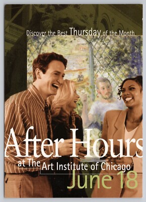 Postcard After Hours at the Art Institute of Chicago June 18 Advertising