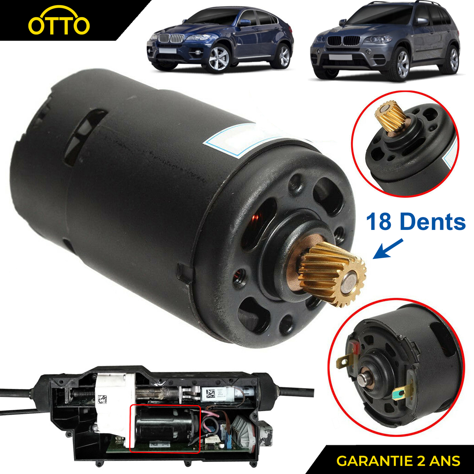 Moteur de frein à main pour BMW X5 X6 E70 E71 remplace OEM 34436788968