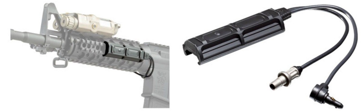 SureFire SR07-D-IT 7 inch Remote Dual Switch for WeaponLight