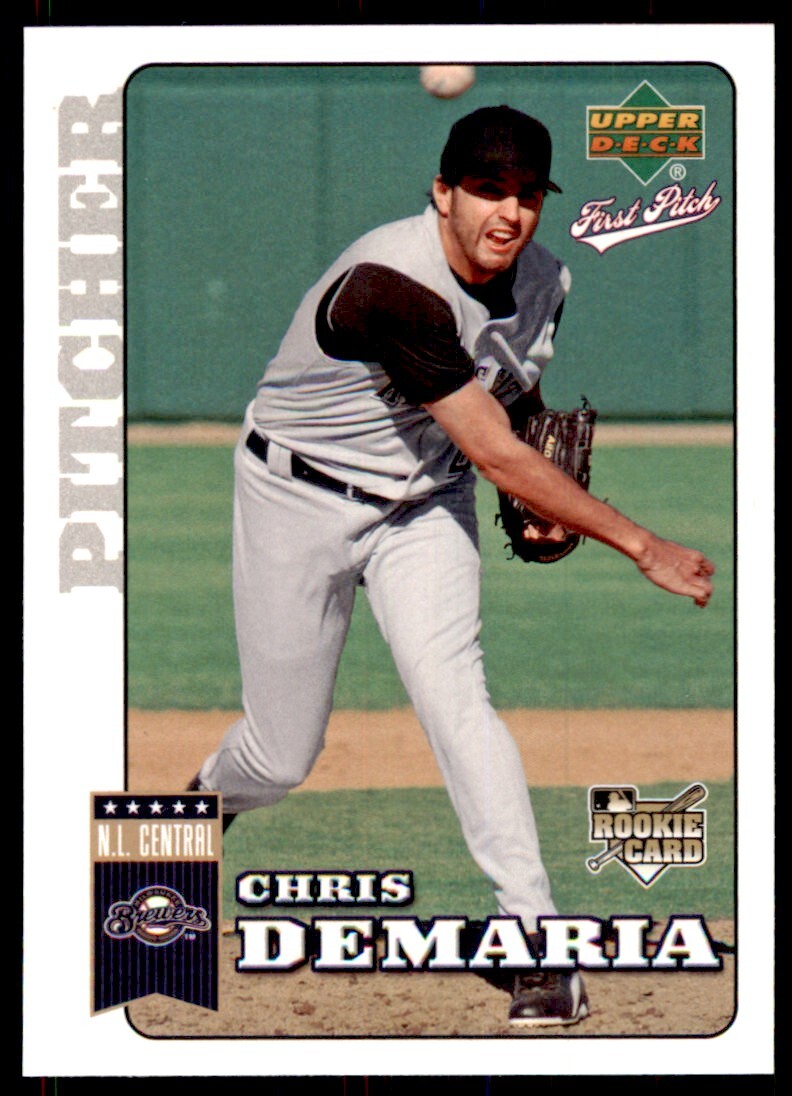2006 Upper Deck First Pitch Chris DeMaria Rookie Milwaukee Brewers #39