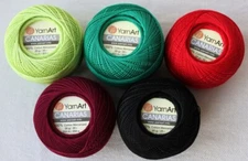 Yarn YarnArt Canarias yarn 100% cotton yarn mercerized cotton embroidery yarn