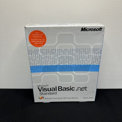 Microsoft Visual Basic .NET Standard 2003 - BRAND NEW SEALED