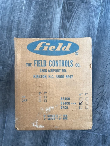 Field Controls B34C0 6” Draft Regulator 6” Sets 5”,6”,7” Pipe Galvanized