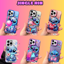 1PCS CUTE CARTOON STITCH ACRYLIC PHONE CASE FOR IPHONE 15 PRO MAX 16 PRO MAX