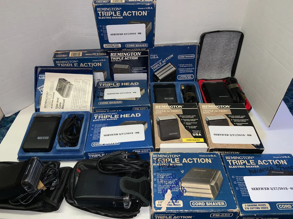 批量 14 件 男式 雷明顿 电动剃须刀 按原样出售 - 不退货。 — 第 2/4 张图片