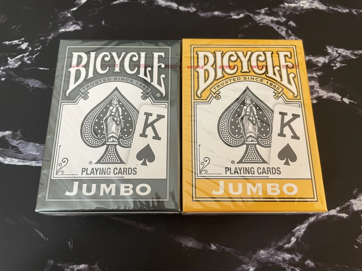 Bicycle Playing Cards Deck NEW SEALED Black Gold Bicycle Rider Back