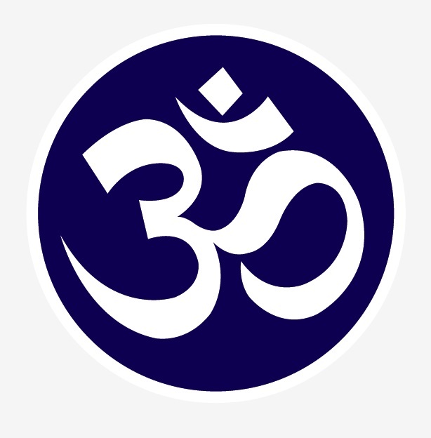 Om Ohm Yoga Meditation symbol sticker decal window cling many