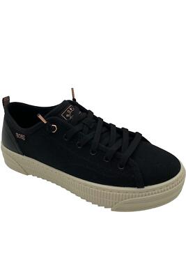 Skechers BOBS Copa Vegan Washable Canvas Slip-Ons Black