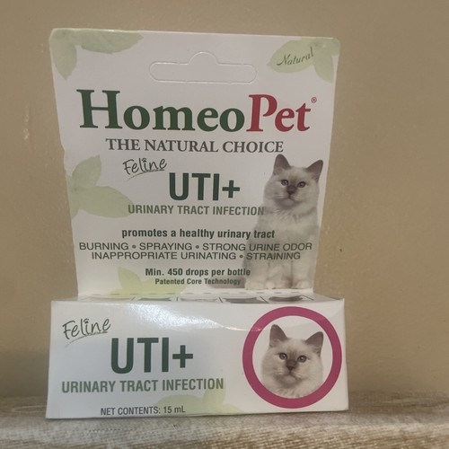 HomeoPet UTI Plus Urinary Tract Infection Drops 0.5fl. oz For Cats