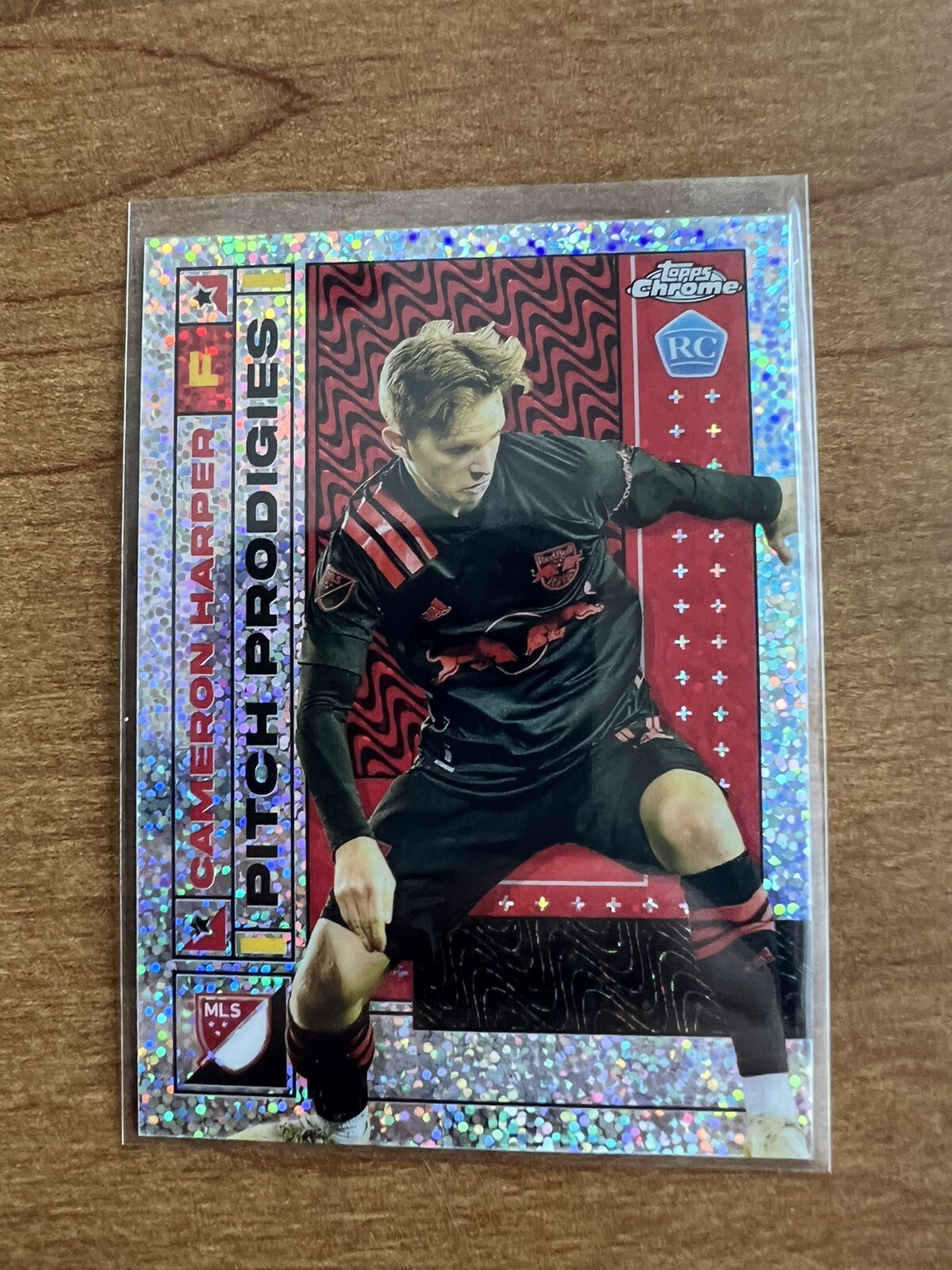 2022 Topps Chrome MLS Cameron Harper RC Card Rookie Speckle Refractor