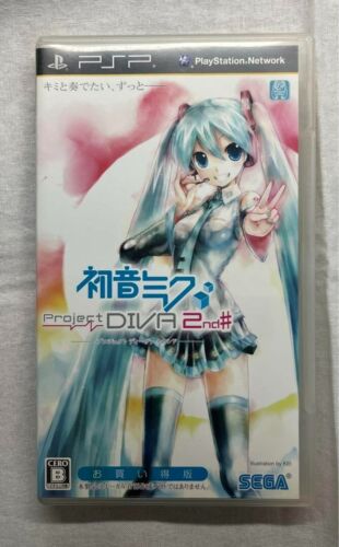 Hatsune Miku Project Diva 1st 2nd Expend With Manual Case PSP Japanese - Picture 4 of 7