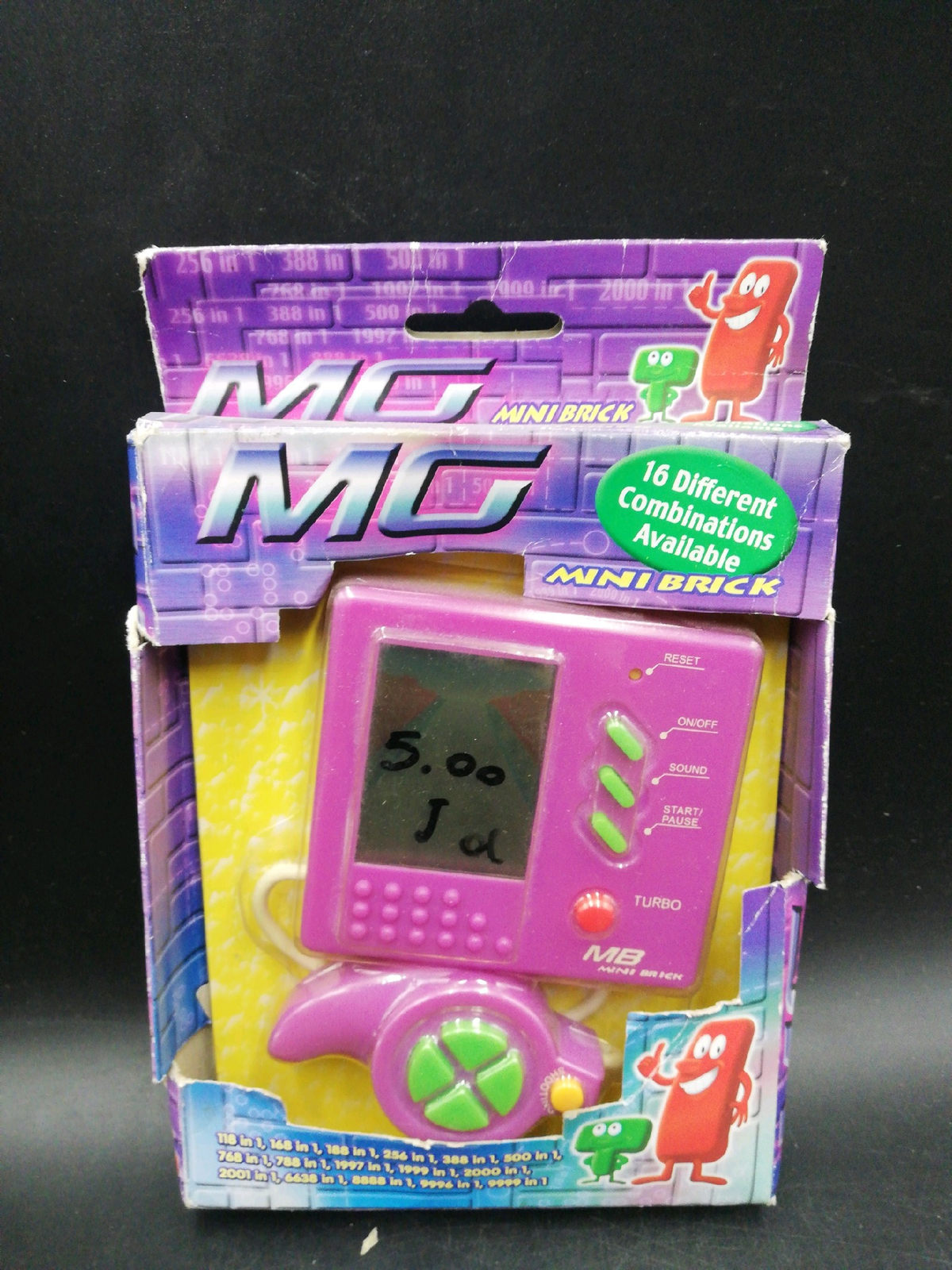 Regalo Retrò Originale: LCD Game MG Brick Lane Vintage Handheld