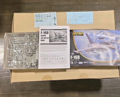 Kinetic F-16D Block 30/40/50 - 1/48 - Mint In Open Box - Please Read Description