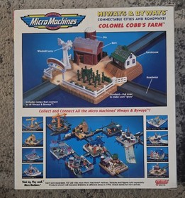 1994 Micro Machines Hiways & Byways Colonel Cobb's Farm Sealed New Old Stock