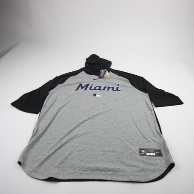 Miami Marlins Nike MLB Authentic Dri-Fit Short Sleeve Shirt L