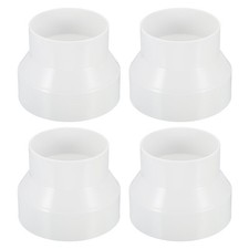 4pcs 4" to 3" Duct Reducer Duct Connector Ducting Inline Adapter Increaser