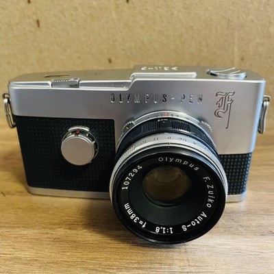 OLYMPUS PEN Fカメラ＆F.ZuikoAuto-S OLYMPUS PEN-F F.Zuiko Auto-S Camera Flower Letter Used | eBay