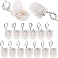 Aobao 15pcs cr2032 Battery Holder, CR2032 Holder with Transparent
