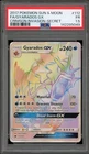 Pokemon Gyarados GX Crimson Invasion Secret Rare #112 PSA 1.5