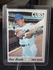 1970 Topps HOF Ron Santo #670 Chicago Cubs Excellent+ Vintage High #