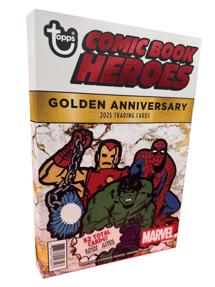 2025 TOPPS MARVEL COMIC BOOK HEROES HOBBY 10-BOX CASE 1975 Golden