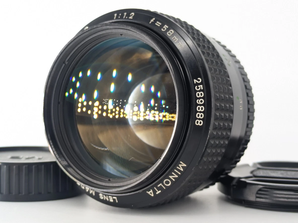 Minolta 58mm Focal f/1.2 Camera Lenses for sale | eBay