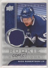 2020 Trilogy Rookie Renditions Silver Spectrum Relics Nick Robertson #RR-2 02yk