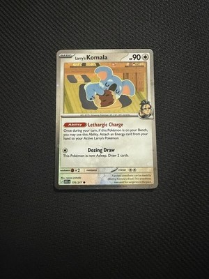 Larry's Komala (Cosmo Holo) 175/217 Miscellaneous Cards & Products Pokemon NM