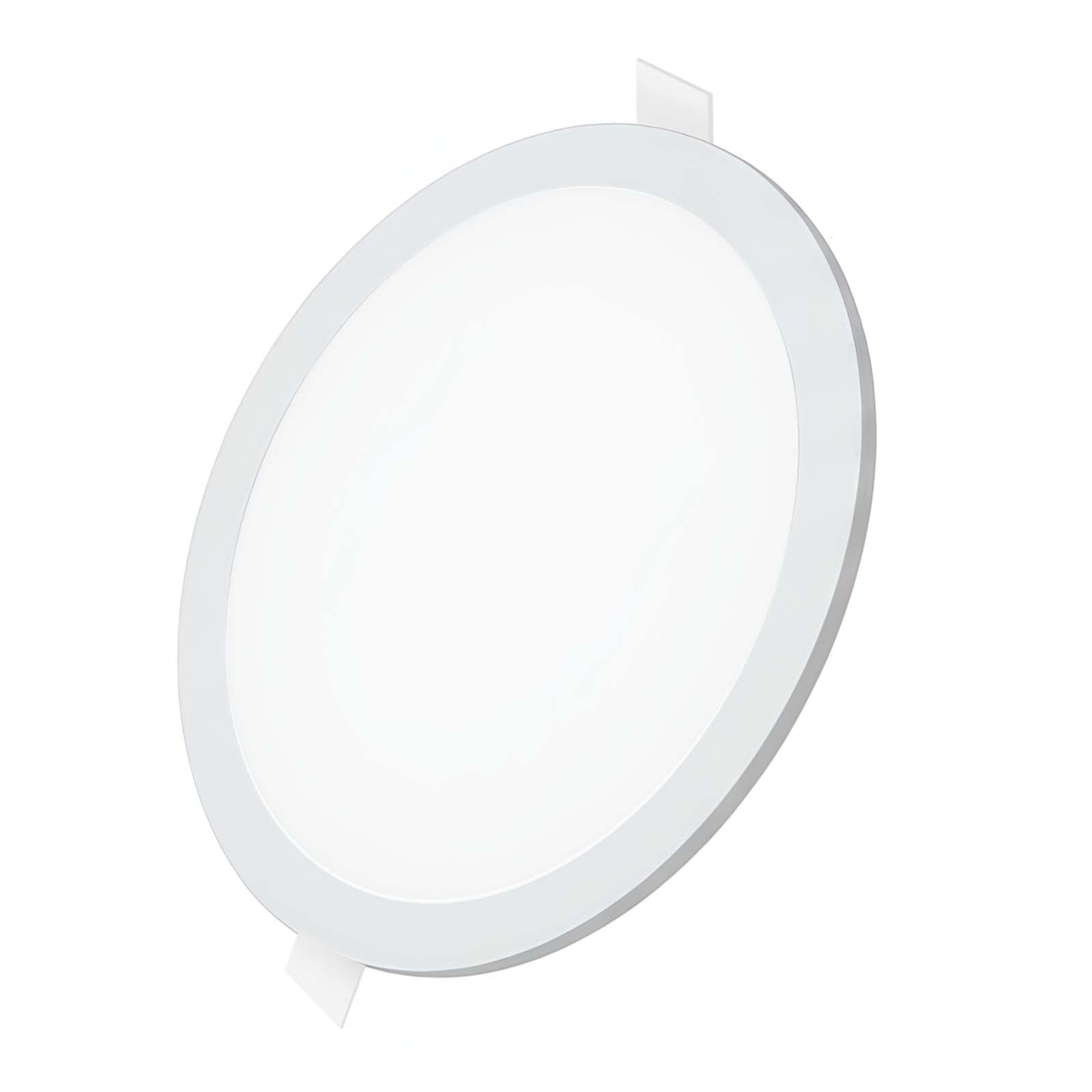 Spot LED Encastrable Rond 18W 22cm Plafonnier Blanc CCT Réglable