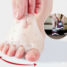 1 Pair Comfortable Silicone Forefoot Pads Bunion Corrector Foot Health Aid NEW