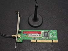 Edimax EW-7128g Adattatore PCI Wireless LAN IEE 802.11g Modalità Turbo con antenna. 