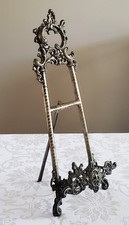 Antique Vintage Brass Plated Metal Display Ea...