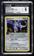 CGC 9 MINT Aerodactyl 1/92 EX Legend Maker Holo Pokemon Card