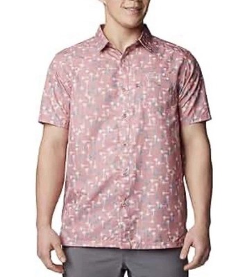 Columbia Men's Super Slack Tide  Camp Fishing Shirt Sz. S NEW A0790120 UPF+40